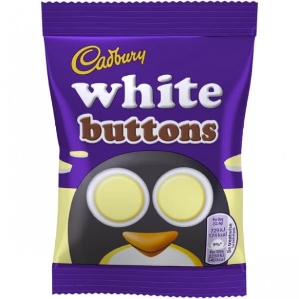Cadbury® White Buttons (14.4g) - Candy Bouquet of St. Albert