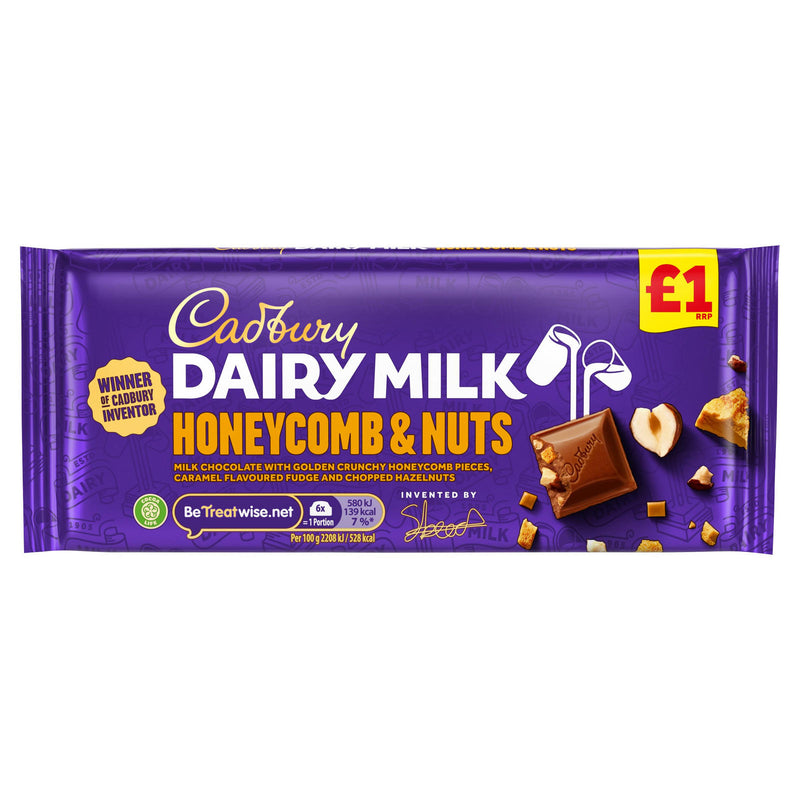 Cadbury® Dairy Milk Honeycomb & Nuts (105g) - Candy Bouquet of St. Albert