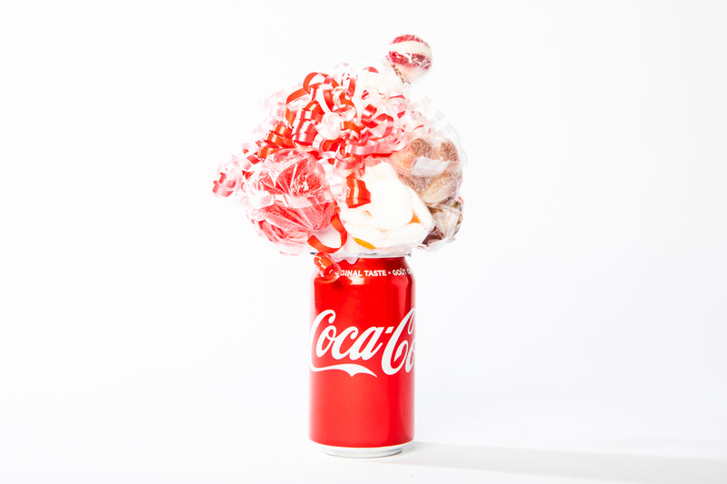 Coca Cola Can Bouquet - Regular Stock - Candy Bouquet of St. Albert