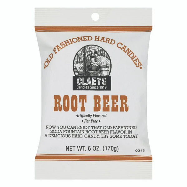 Claey's Old Fashioned Hard Candy - Root Beer (170g) - Candy Bouquet of St. Albert