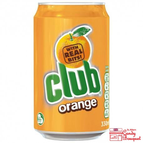 Club - Orange Soft Drink (330mL) - Candy Bouquet of St. Albert