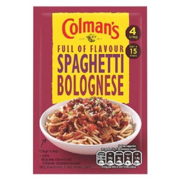 Colman's Sauce Mix - Spaghetti Bolognese (44g) - Candy Bouquet of St. Albert