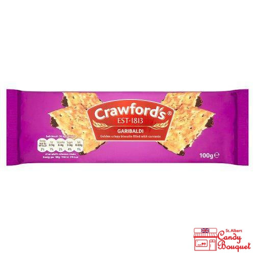 Crawfords Garibaldi Biscuits (100g)-Candy Bouquet of St. Albert