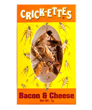 CRICK-ETTES Seasoned Snax - Bacon and Cheese (1g) - Candy Bouquet of St. Albert