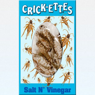 CRICK-ETTES Seasoned Snax - Salt and Vinegar (1g) - Candy Bouquet of St. Albert