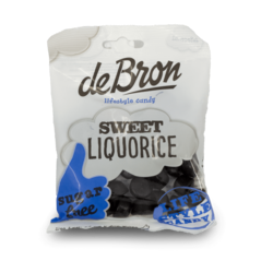 deBron Sweet Licorice - Sugar-Free (100g) - Candy Bouquet of St. Albert