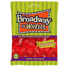 Gerrit's Broadway Strawberry Wheels (150g) - Candy Bouquet of St. Albert