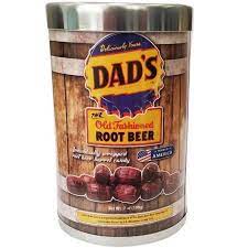 Dad's Root Beer Barrels Hard Candy Canister (198g) - Candy Bouquet of St. Albert