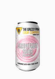Grizzly Paw Soda - Grapefruit Soda (355ml) - Candy Bouquet of St. Albert