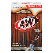 On the Go Drink Mix - A&W Root Beer Sugar Free - 6pk - Candy Bouquet of St. Albert
