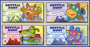 Krystal Roks Rock Candy (4 Flavours) (70g) - Candy Bouquet of St. Albert