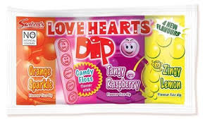 Swizzels Love Hearts Dip (23g) - Candy Bouquet of St. Albert