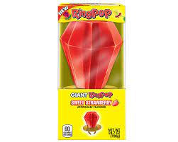 Bazooka Giant Ring Pop - Sweet Strawberry (700g) - Candy Bouquet of St. Albert