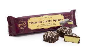 Rogers Dark Chocolate Pistachio Cherry Squares (78g) - Candy Bouquet of St. Albert