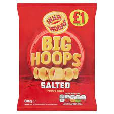 Hula Hoops Big Hoops - Original Salted (70g) - Candy Bouquet of St. Albert