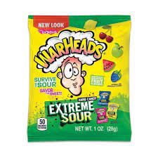 Warheads Extreme Sour Hard Candy (28g) - Candy Bouquet of St. Albert