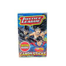 Justice League Candy Sticks (15g) - Candy Bouquet of St. Albert
