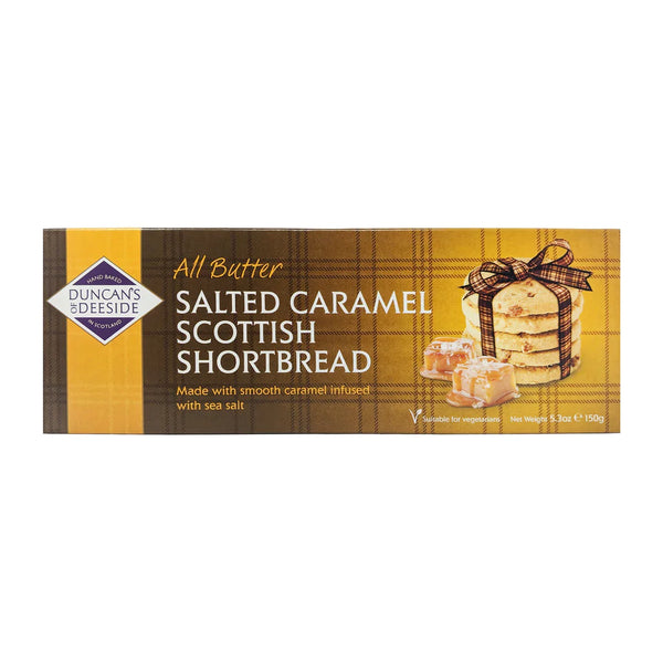 Duncan's of Deeside All Butter Salted Caramel Scottish Shortbread (150g) - Candy Bouquet of St. Albert