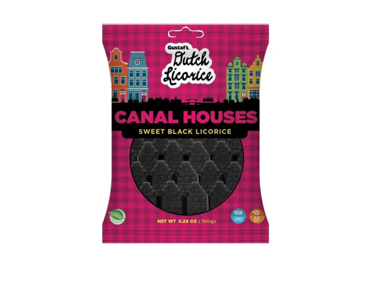 Gustaf's Dutch Licorice Canal Houses (150g) - Candy Bouquet of St. Albert
