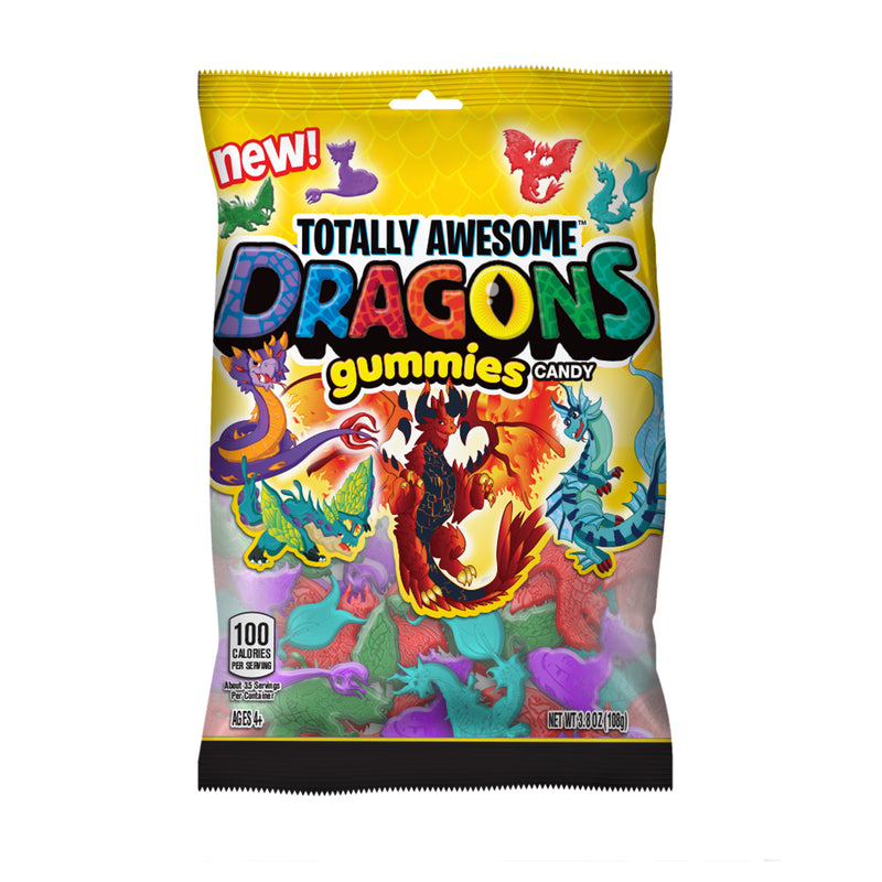 Topps Totally Awesome Dragon Gummies (108g) - Candy Bouquet of St. Albert