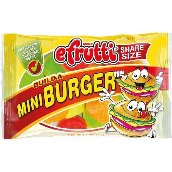 Efrutti Build-A-Mini-Burger Share Pack (40g)-Candy Bouquet of St. Albert