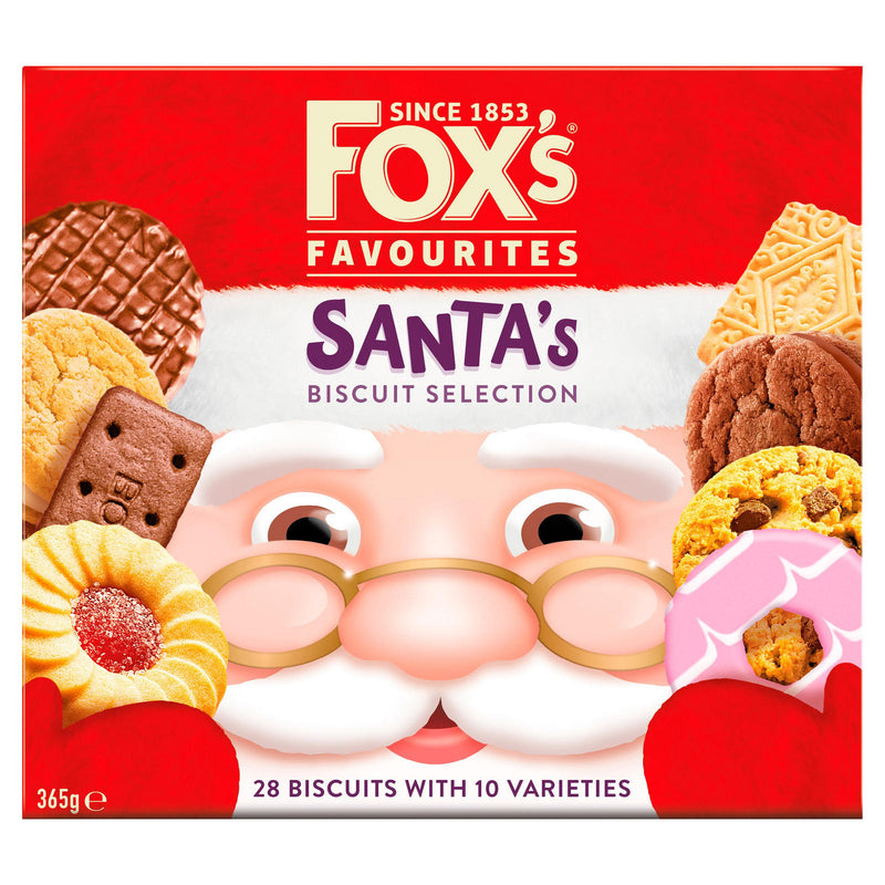 Fox's Santa's Biscuit Selection Pack (365g) - Candy Bouquet of St. Albert