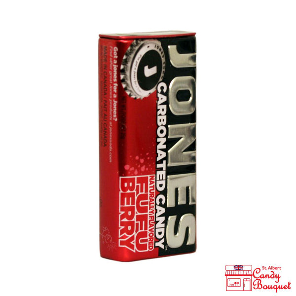 Jones Soda Carbonated Candy - Fufu Berry (25g) - Candy Bouquet of St. Albert