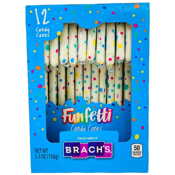 Brachs Funfetti Candy Canes (12 Count) - Candy Bouquet of St. Albert