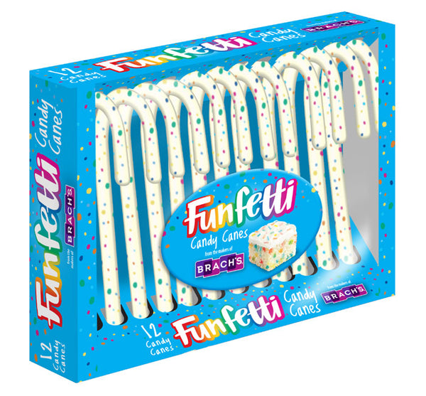 Funfetti Candy Canes (12 Count) - Candy Bouquet of St. Albert