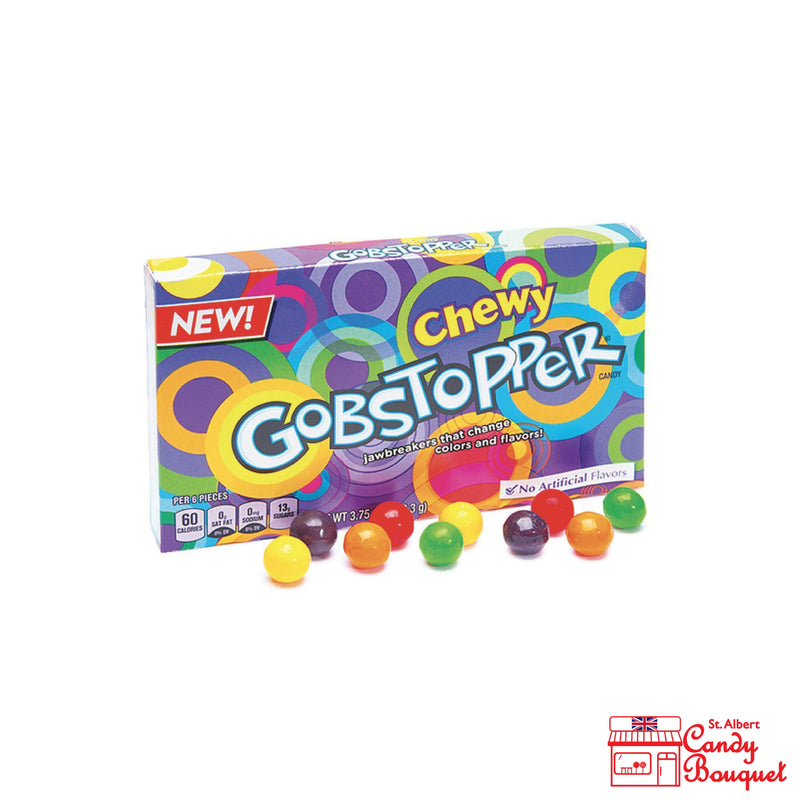 Gobstoppers Chewy Candy Theatre Box (106g)-Candy Bouquet of St. Albert