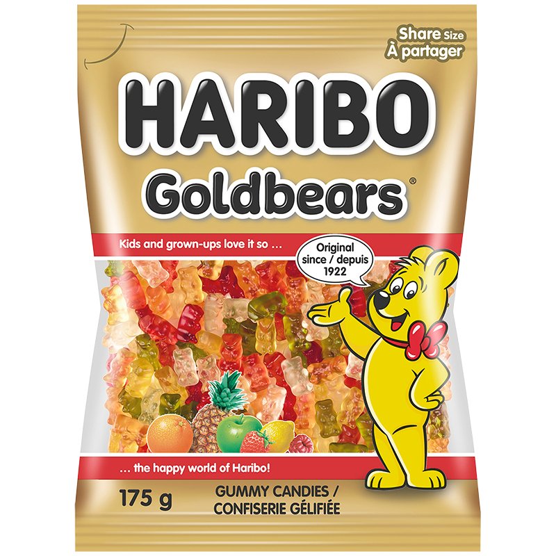 Haribo Gold Bears - Share Size (175g) - Candy Bouquet of St. Albert