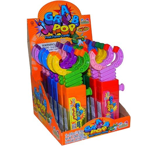 Kidsmania Grab Pop - Fruit Flavour Candy (17g) - Candy Bouquet of St. Albert