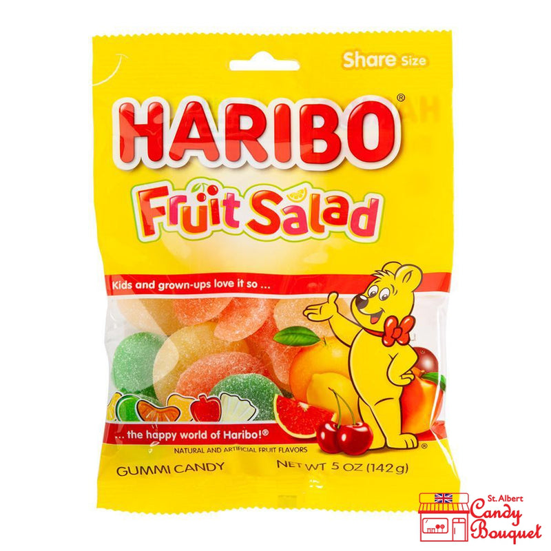 Haribo Fruit Salad Gummies - Share Size (142g)-Candy Bouquet of St. Albert