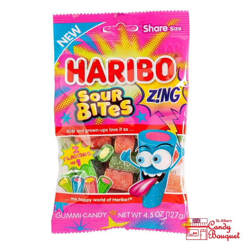 Haribo Sour Bites - Share Size (127g)-Candy Bouquet of St. Albert