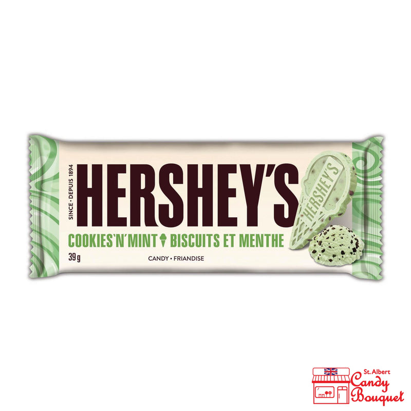 Hershey's Cookies n Mint Bar (39g)-Candy Bouquet of St. Albert