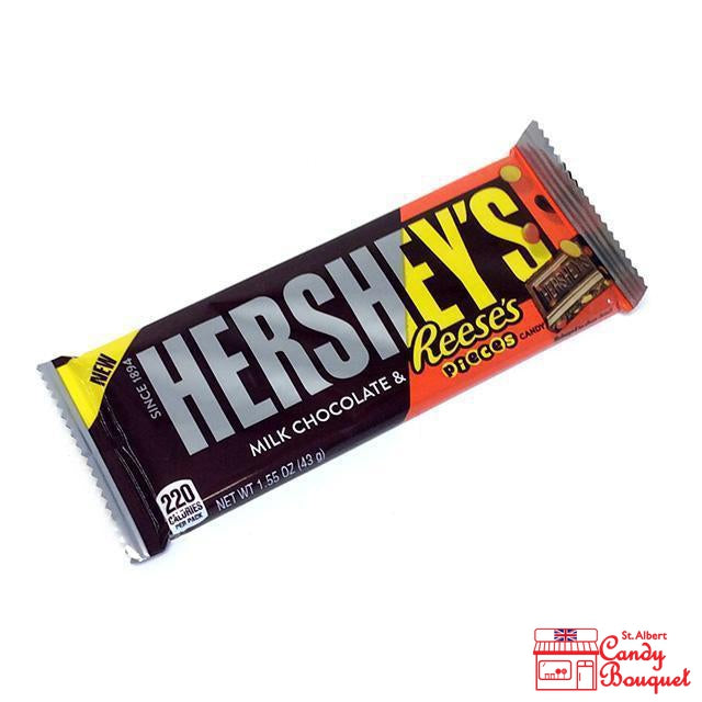 Hershey's Milk Chocolate & Reese's Pieces Bar (2 Sizes)-Candy Bouquet of St. Albert
