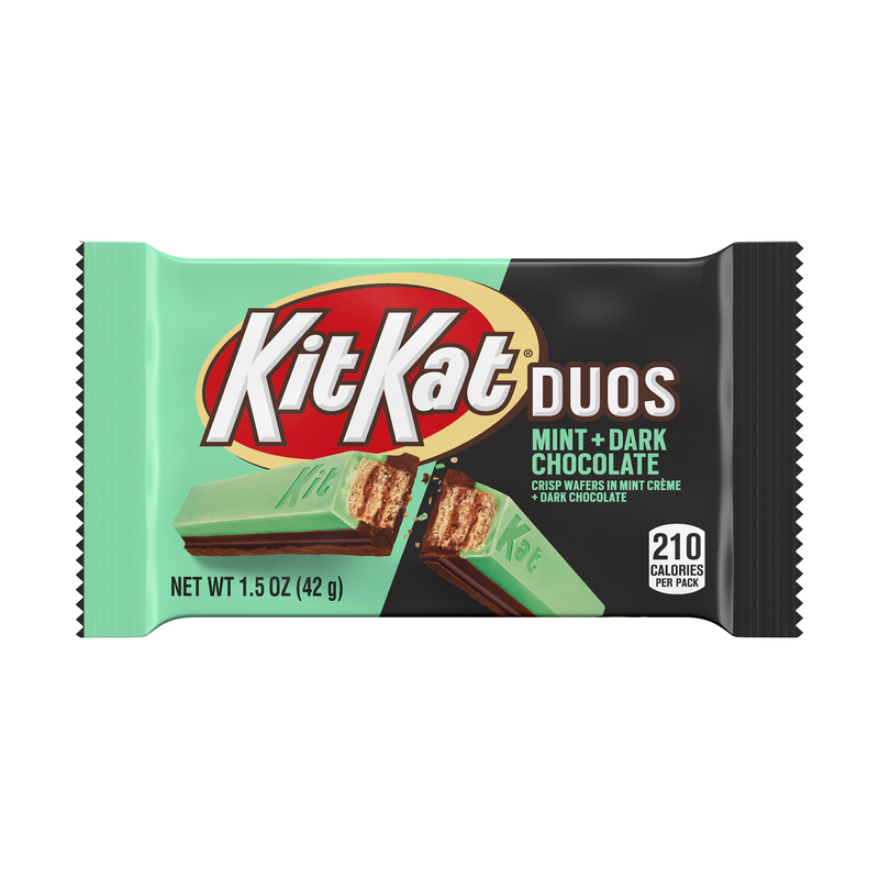 Hershey's® Kit Kat Duos - Mint & Dark Chocolate King Size (85g) - Candy Bouquet of St. Albert