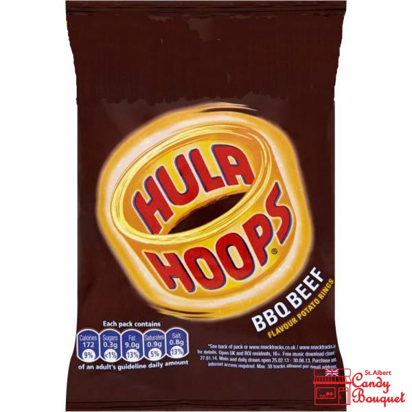 Hula Hoops BBQ Beef (34g)-Candy Bouquet of St. Albert