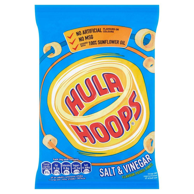 Hula Hoops - Salt & Vinegar (34g) - Candy Bouquet of St. Albert