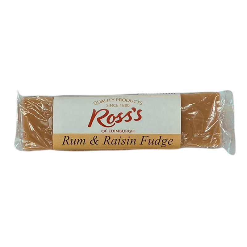 Ross's Edinburgh Rum & Raisin Fudge (150g) - Candy Bouquet of St. Albert