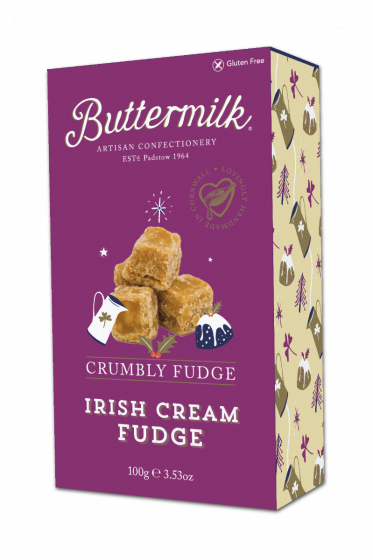Buttermilk Crumbly Fudge - Irish Cream (100g) - Candy Bouquet of St. Albert