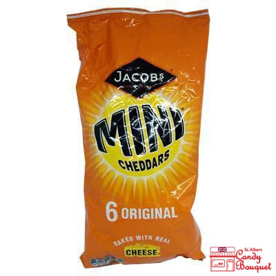 Jacobs Mini Cheddars 6 Pack (150g)-Candy Bouquet of St. Albert