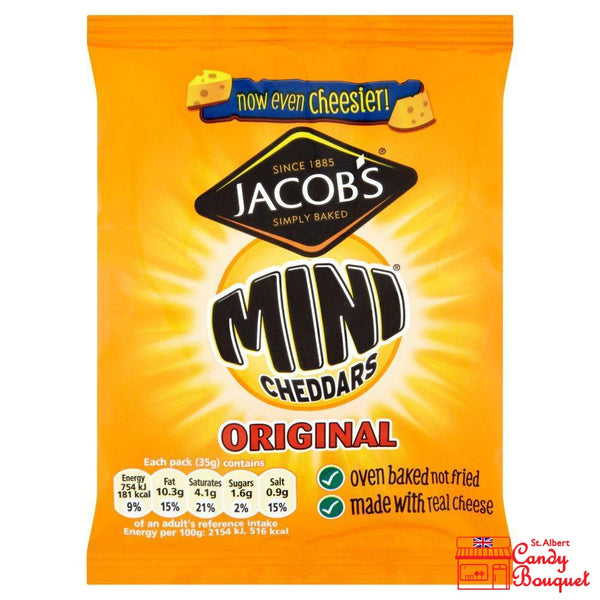 Jacobs Mini Cheddars Single Pack (105g)-Candy Bouquet of St. Albert