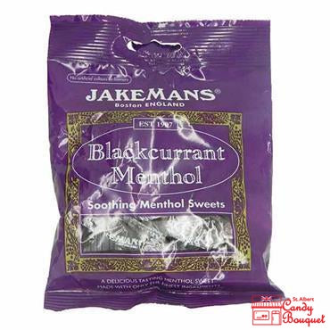 Jakemans Blackcurrant & Menthol (100g)-Candy Bouquet of St. Albert