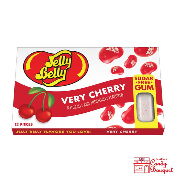 Jelly Belly Sugar-Free Gum - Cherry (12 Pieces) - Candy Bouquet of St. Albert