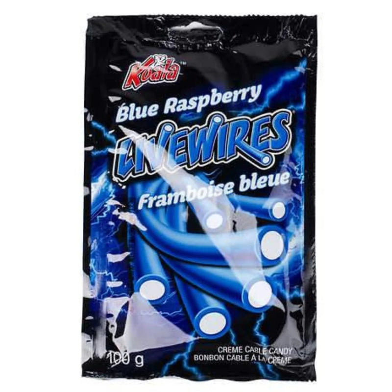 Koala Livewires Blue Raspberry Creme Whips (100g) - Candy Bouquet of St. Albert