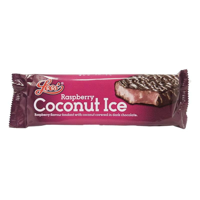 Lee's Raspberry Coconut Ice (60g) - Candy Bouquet of St. Albert