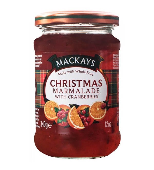 Mackays Christmas Marmalade with Cranberries (340g) - Candy Bouquet of St. Albert