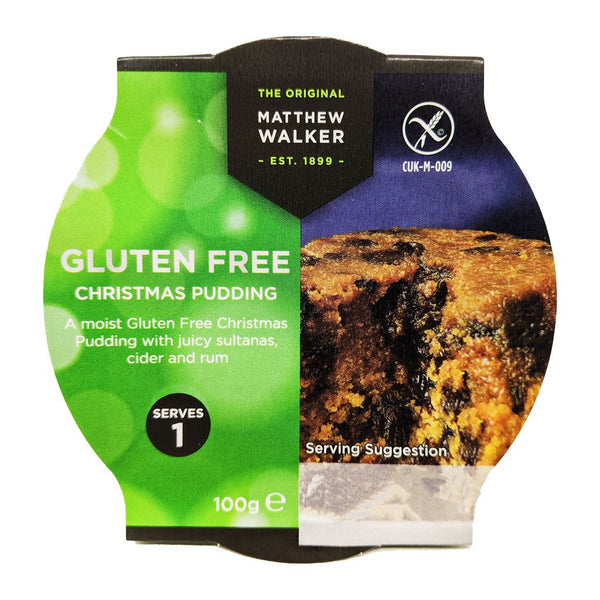 Matthew Walker Christmas Pudding Gluten Free - Serves 1 (100g) - Candy Bouquet of St. Albert