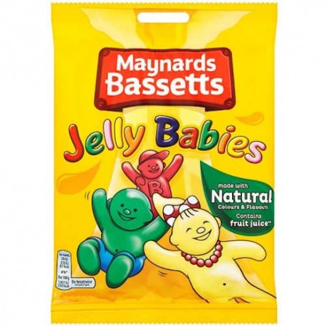 Maynards Bassetts Jelly Babies - Large Size (190g) - Candy Bouquet of St. Albert